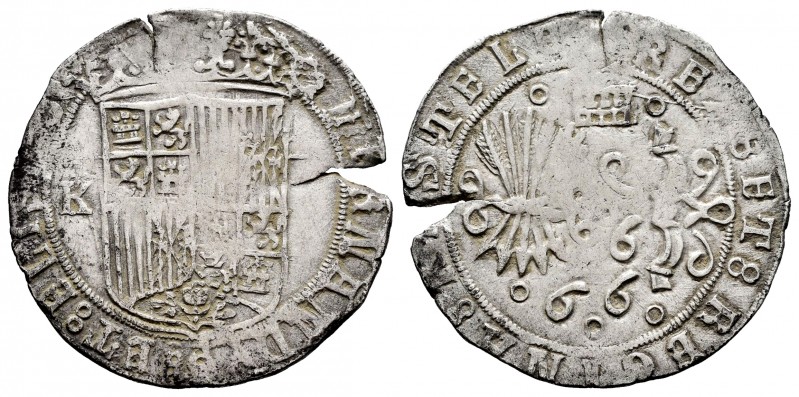 Fernando e Isabel (1474-1504). 1 real. Segovia. K. Acuñación realizada al inicio...