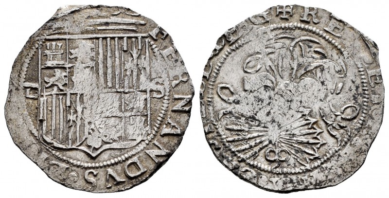 Fernando e Isabel (1474-1504). 1 real. Sevilla. (Cal-440). (Lf-F6.11.7). Ag. 3,3...