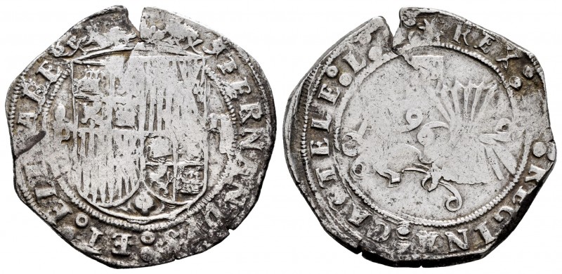Fernando e Isabel (1474-1504). 2 reales. Segovia. (Cal-507 var). (Lf-G5.3.14). A...