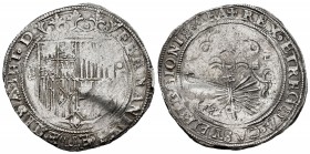 Fernando e Isabel (1474-1504). 4 reales. Sevilla. (Cal-564). (Lf-H5.6.35). Anv.: FERNANDVS ET· ELISABET· D. Rev.: + REX· ET REGINA· CASTELE· LEGIONIS·...