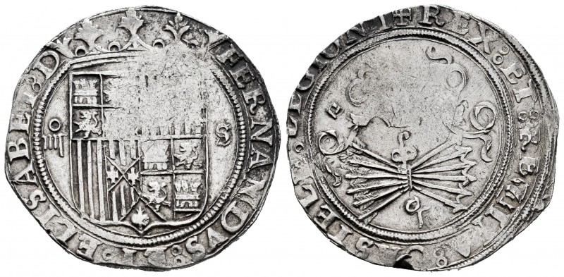 Fernando e Isabel (1474-1504). 4 reales. Sevilla. (Cal-565). (Lf-H5.6.66). Anv.:...