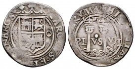 Juana y Carlos (1504-1555). 1 real. México. O. (Cal-74). Ag. 3,23 g. Escudo entre M - O. MBC-. Est...60,00. 

ENGLISH DESCRIPTION: Charles-Joanna (1...