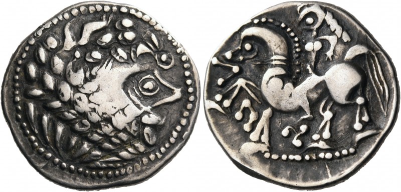 EASTERN CELTS. 2nd century BC. Tetradrachm (Silver, 28 mm, 11.86 g, 6 h), the Zo...