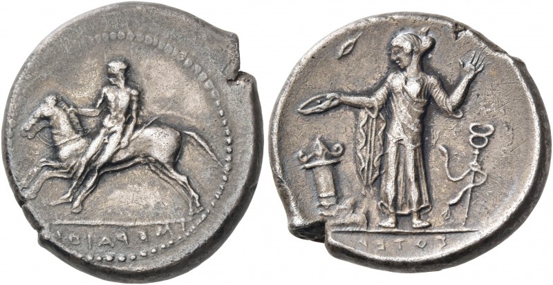 SICILY. Himera. Circa 440-430/25 BC. Didrachm (Silver, 22 mm, 8.68 g, 3 h). ΙΜΕΡ...