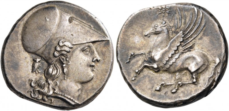 SICILY. Syracuse. Agathokles, 317-289 BC. Stater (Silver, 21 mm, 6.62 g, 6 h), c...