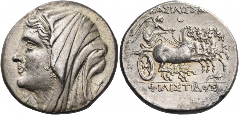 SICILY. Syracuse. Philistis, wife of Hieron II, 275-215 BC. 16 Litrai (Silver, 2...