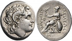 KINGS OF THRACE. Lysimachos, 305-281 BC. Tetradrachm (Silver, 31 mm, 16.97 g, 12 h), probably a late lifetime or early posthumous issue from an uncert...