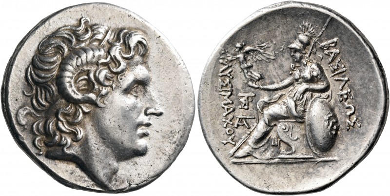 KINGS OF THRACE. Lysimachos, 305-281 BC. Tetradrachm (Silver, 31 mm, 17.00 g, 12...