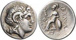 BITHYNIA. Kalchedon. Circa 260s BC. Drachm (Silver, 20 mm, 4.17 g, 1 h), an unusual autonomous issue with the types, but not the name, of Lysimachos. ...