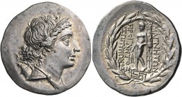 IONIA. Magnesia ad Maeandrum. Circa 155-145 BC. Tetradrachm (Silver, 32 mm, 16.30 g, 12 h), struck under the magistrate Erognetos son of Zopyrion. Dia...