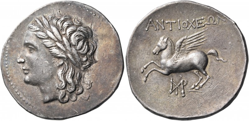 CARIA. Alabanda (as Antiocheia). Circa 197-190/88 BC. Tetradrachm (Silver, 32 mm...