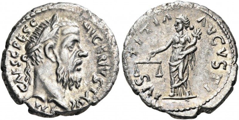 Pescennius Niger, 193-194. Denarius (Silver, 18.5 mm, 3.00 g, 12 h), Antioch. IM...