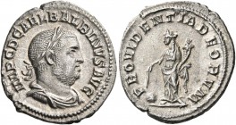 Balbinus, 238. Denarius (Silver, 20 mm, 2.71 g, 5 h), Rome, April - June 238. IMP C D CAEL BALBINVS AVG Radiate, draped and cuirassed bust of Balbinus...