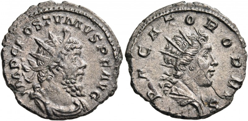 Postumus, Romano-Gallic Emperor, 260-269. Antoninianus (Billon, 20.5 mm, 3.29 g,...