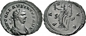 Carausius, 286-293. Antoninianus (Bronze, 26 mm, 4.52 g, 6 h), "C" Mint. IMP C CARAVSIVS P F AVG Radiate, draped and cuirassed bust of Carausius to ri...
