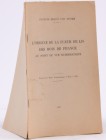Braun von Stumm (G.), L'origine de la fleur de lis des Rois de France au point de vue numismatique, 1951.