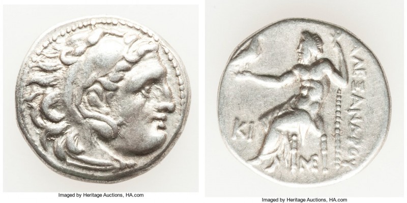 MACEDONIAN KINGDOM. Alexander III the Great (336-323 BC). AR drachm (17mm, 4.18 ...