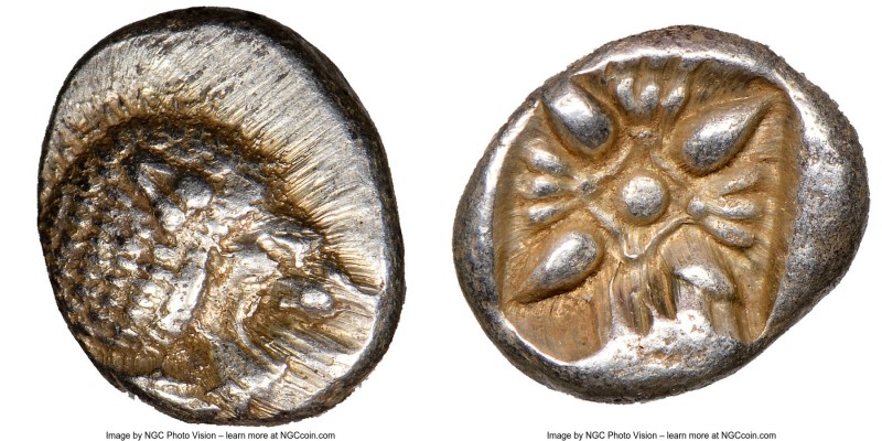 IONIA. Miletus. Ca. late 6th-5th centuries BC. AR 1/12 stater or obol (10mm), NG...