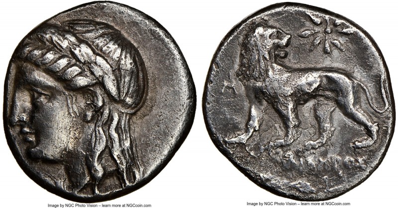 IONIA. Miletus. Ca. mid-3rd century BC. AR drachm (15mm, 12h). NGC VF. Diopompos...