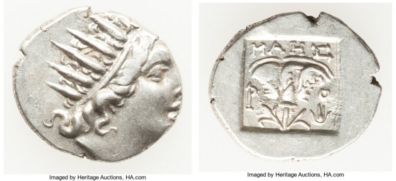 CARIAN ISLANDS. Rhodes. Ca. 88-84 BC. AR drachm (16mm, 2.32 gm, 12h). Choice VF....