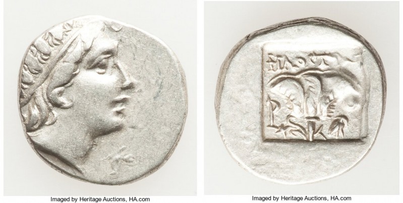 CARIAN ISLANDS. Rhodes. Ca. 88-84 BC. AR drachm (15mm, 2.64 gm, 12h). Choice VF....