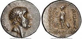 CAPPADOCIAN KINGDOM. Ariobarzanes I Philoromaeus (96-66/3 BC). AR drachm (17mm, 11h). NGC XF, brushed. Eusebeia under Mount Argaeus, dated Year 14 (82...