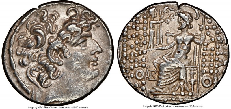 SELEUCID KINGDOM. Philip I Philadelphus (ca. 95/4-76/5 BC). AR tetradrachm (27mm...