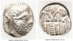 PERSIS KINGDOM. Uncertain King (ca. mid-2nd century BC). AR drachm (16mm, 4.00 gm, 12h). Choice VF. Head of uncertain king right with short beard, wea...