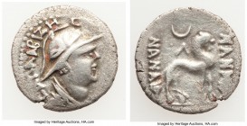 INDIA. Kushan Kingdom. Yueh Chi Rulers of Northwestern Bactria. Sapadbizes (ca. 20 BC-AD 1). BI hemidrachm CAPAABIZH-C, bust in Indo-Greek style right...