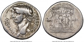 Claudius I (AD 41-54). AR cistophorus (27mm, 6h). NGC Choice Fine. Ephesus, ca. AD 41-42. TI CLAVD-CAES AVG, bare head of Claudius I left; dotted bord...