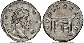 Divus Antoninus Pius (AD 138-161). AR antoninianus (22mm, 4.04 gm, 1h). NGC MS 4/5 - 4/5. Rome, ca. AD 250-251. DIVO PIO, radiate head of Divus Antoni...