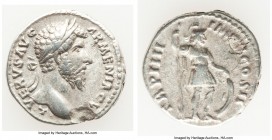 Lucius Verus (AD 161-169). AR denarius (18mm, 3.58 gm, 7h). Choice VF. Rome, December AD 164-August AD 165. L VERVS AVG-ARMENIACVS, bare head of Luciu...