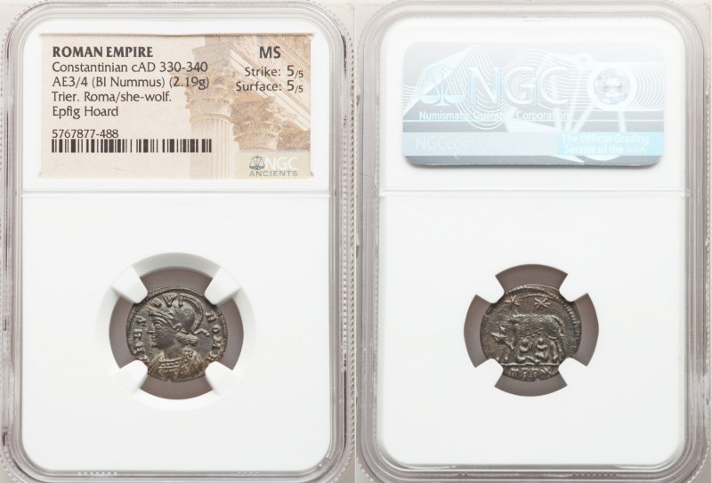 Constantinople Commemorative (ca. AD 330-340). AE3 or BI nummus (17mm, 2.19 gm, ...