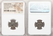 Constantinople Commemorative (ca. AD 330-340). AE3 or BI nummus (17mm, 2.19 gm, 12h). NGC MS 5/5 - 5/5. Trier, 1st officina, AD 332-333, struck under ...