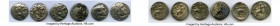 ANCIENT LOTS. Greek. Macedonian Kingdom. Ca. 336-317 BC. Lot of six (6) AR drachms. About VF-VF. Includes: (6) Alexander III the Great (336-323 BC), Z...