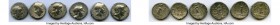 ANCIENT LOTS. Greek. Cappadocian Kingdom. 2nd-1st centuries BC. Lot of six (6) AR drachms. Fine-About VF. Lot includes: Various rulers and types. Tota...