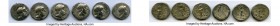 ANCIENT LOTS. Greek. Cappadocian Kingdom. 2nd-1st centuries BC. Lot of six (6) AR drachms. Fine-About VF. Lot includes: Various rulers and types. Tota...