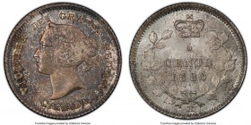 Victoria 5 Cents 1880-H MS64 PCGS, Heaton mint, KM2. Burgundy and olive shades of tone on obverse. 

HID09801242017

© 2020 Heritage Auctions | Al...