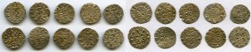 Melgueil 10-Piece Lot of Uncertified Deniers ND (12th-13th Century) VF, Average weight 0.87gm. Sold as is, no returns. 

HID09801242017

© 2020 He...