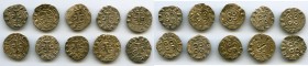 Melgueil 10-Piece Lot of Uncertified Deniers ND (12th-13th Century) VF, Average weight 0.89gm. Sold as is, no returns. 

HID09801242017

© 2020 He...