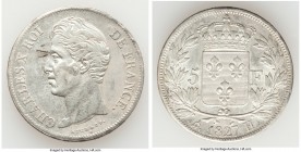 Charles X 5 Francs 1827-H XF, La Rochelle mint, KM728.5. 37.0mm. 24.90gm. 

HID09801242017

© 2020 Heritage Auctions | All Rights Reserved