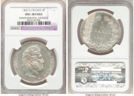 Louis Philippe I 5 Francs 1847-A UNC Details (Environmental Damage) NGC, Paris mint, KM749.1. Semi-Prooflike surfaces. 

HID09801242017

© 2020 He...