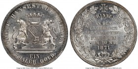 Bremen. Free City Taler 1871-B MS64 NGC, Hannover mint, KM249. Commemorates German victory over France in Franco-Prussian war. 

HID09801242017

©...