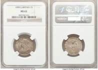 Victoria Shilling 1898 MS63 NGC, KM780. Argent, blue and gold toning. 

HID09801242017

© 2020 Heritage Auctions | All Rights Reserved