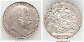 Edward VII Crown 1902 XF (Scratches), KM803, S-3978. 38.3mm. 28.25gm. Matte-like obverse surface with olive-gray tone. 

HID09801242017

© 2020 He...