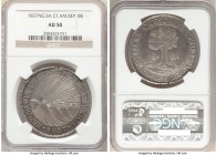 Central American Republic 8 Reales 1837 NG-BA AU50 NGC, Nueva Guatemala mint, KM4. Nice even lavender-gray toned. 

HID09801242017

© 2020 Heritag...