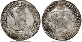 Ferdinand I Taler 1556-KB AU53 NGC, Kremnitz mint, Dav-8032. Encased in oversized NGC holder. 

HID09801242017

© 2020 Heritage Auctions | All Rig...