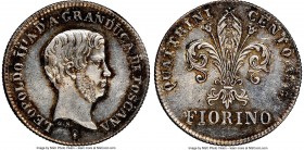 Tuscany. Leopold II Fiorino 1843 MS64 NGC, KM-C72a. Reflective fields with contrasting tone around lettering and devices. 

HID09801242017

© 2020...