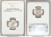 Vittorio Emanuele III 5 Lire Anno XIV (1936)-R MS63 NGC, Rome mint, KM79. First year of type. 

HID09801242017

© 2020 Heritage Auctions | All Rig...