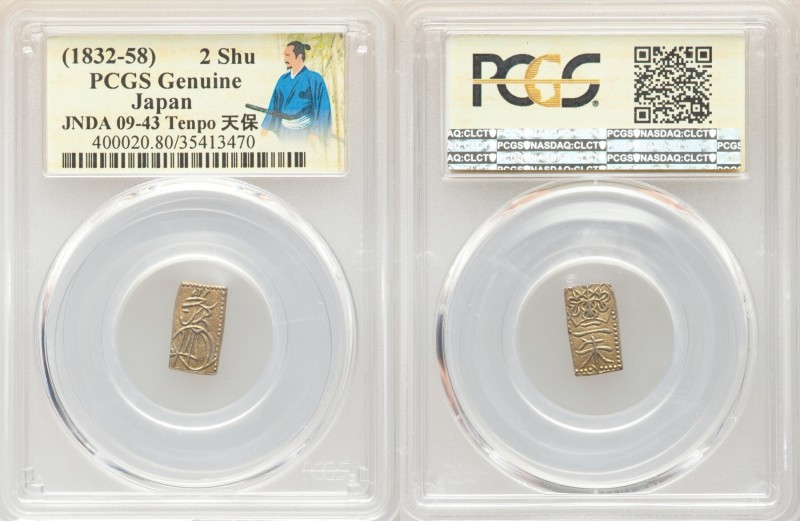 4-Piece Lot of Certified Assorted Issues Genuine PCGS, 1) Tempo gold 2 Shu ND (1...